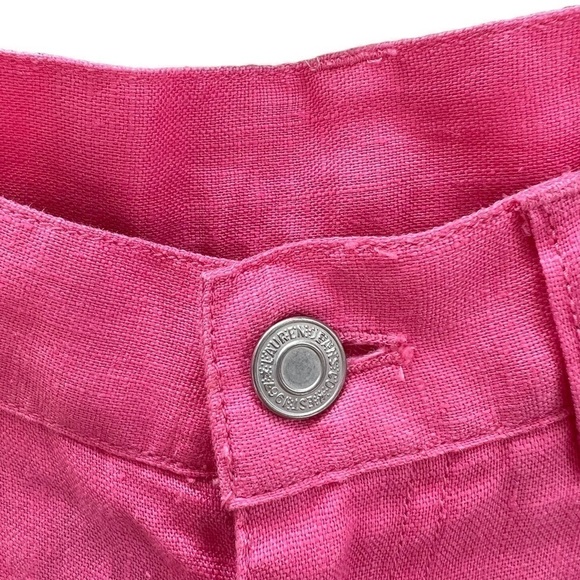 Ralph Lauren Jeans Pink Linen Pants Trousers Womens US 4 Excellent Balletcore - Picture 7 of 8